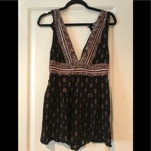 Urban outfitters plunging romper!